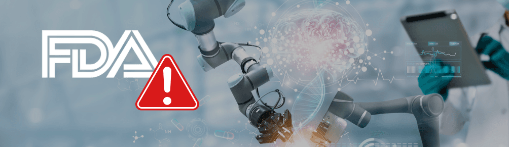 FDA AI guidance warning banner
