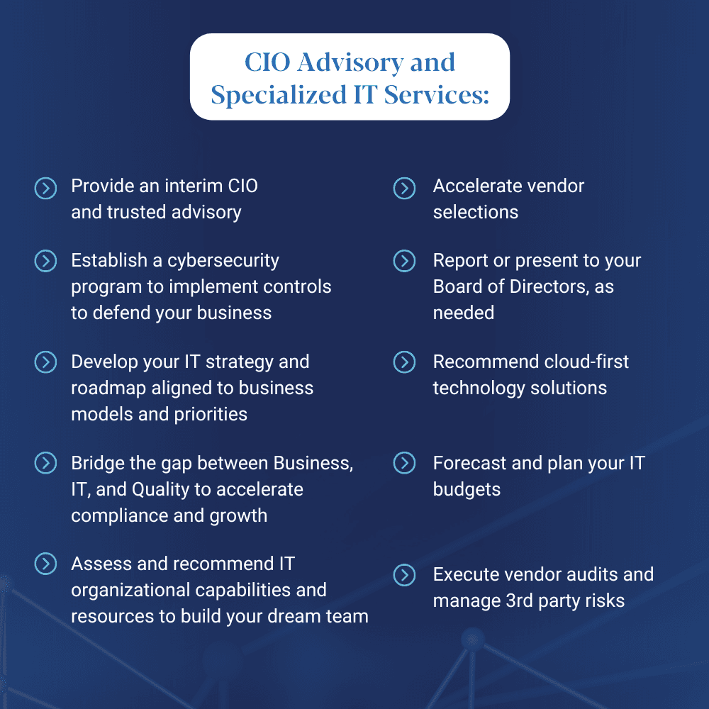 Virtual CISO for life sciences resource graphic